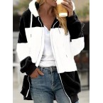 Color Block Hooded F...