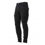 Slim Fit Cargo Jeans...
